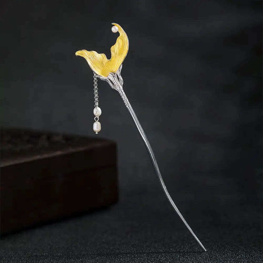 BWOOOH 925 Sterling Silver Classical Chinese Style Fish T