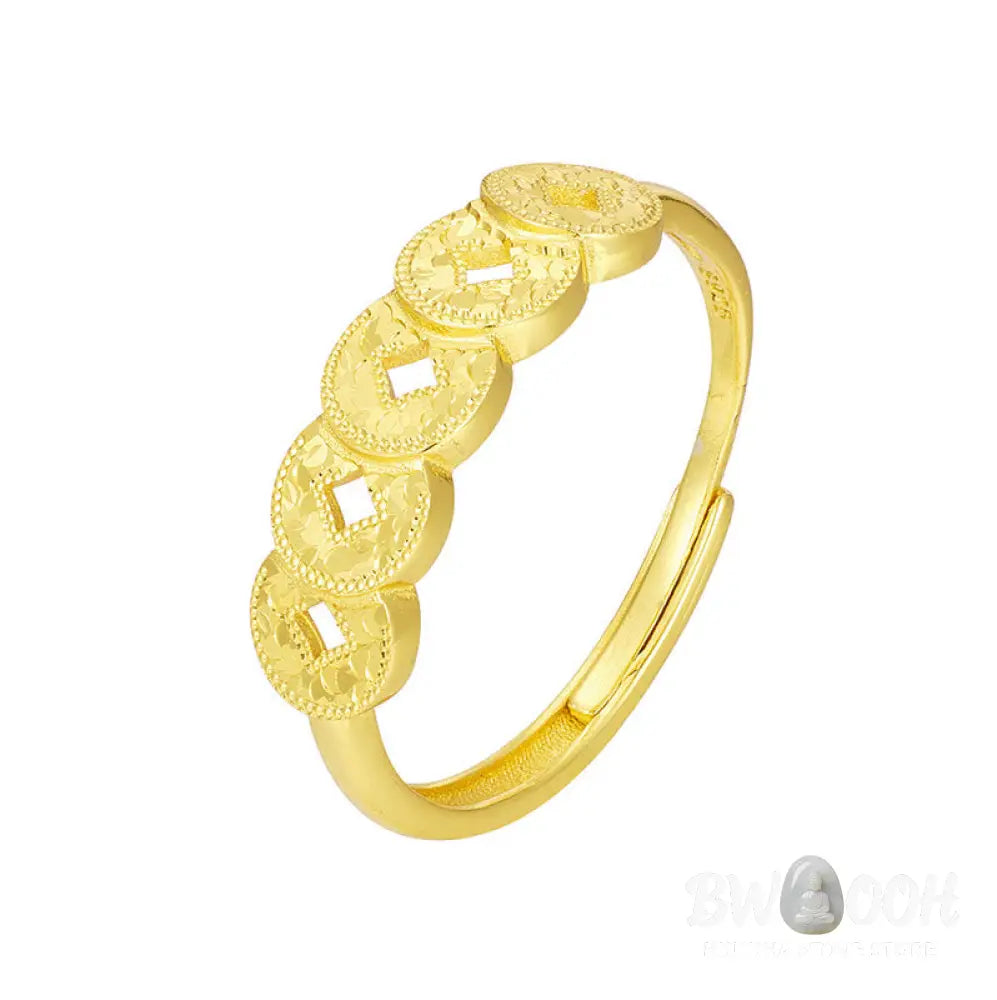 Buddha Stones 925 Sterling Silver Five-Emperor Coins Protection Ring Bracelet Necklace Pendant - BWOOOH - Bracelet