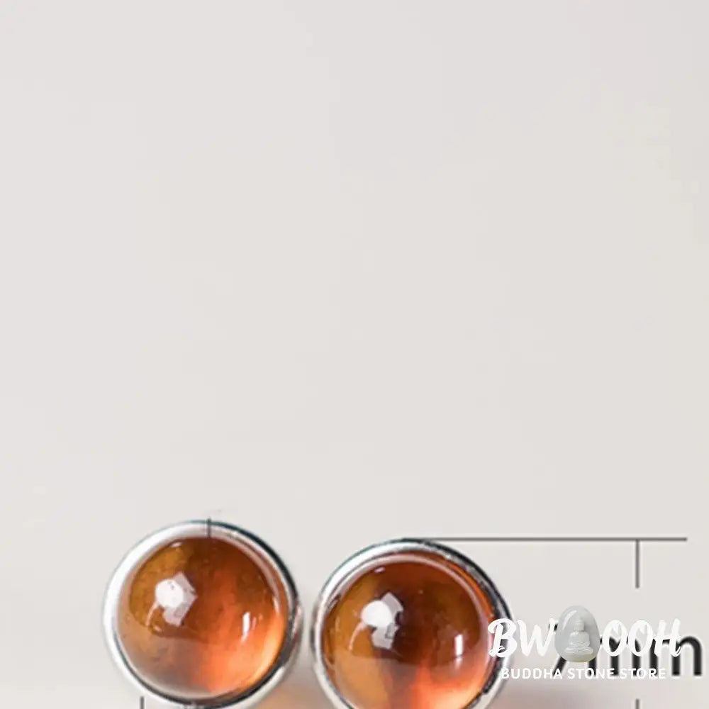 Buddha Stones 925 Sterling Silver Garnet Protection Earrings - Garnet(Calm ♥ Stability) - Earrings