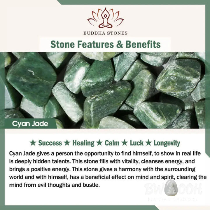 Buddha Stones 925 Sterling Silver Hetian Cyan Jade Cute Rabbit Luck Stud Earrings - Hetian Cyan Jade(Success♥Healing)