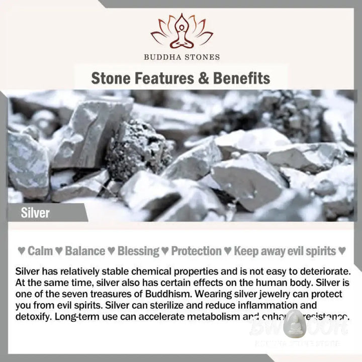 Buddha Stones 925 Sterling Silver Hetian Jade Blessing Wealth Red String Bracelet - BWOOOH - Bracelet