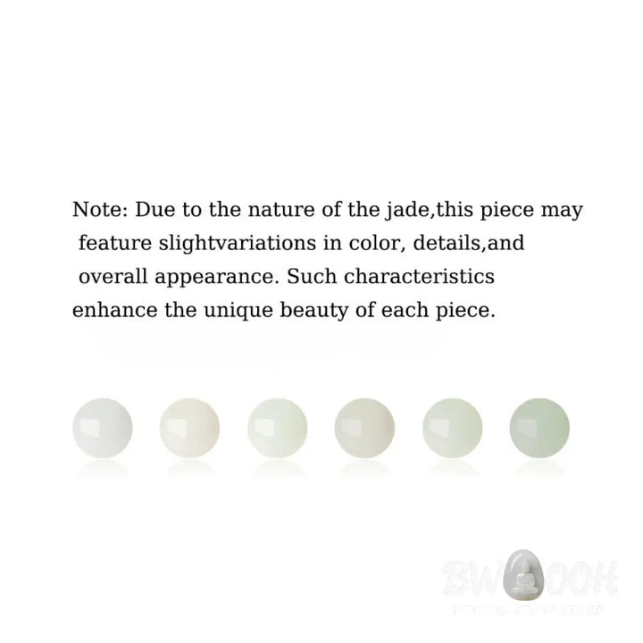 Buddha Stones 925 Sterling Silver Hetian White Jade Rabbit Crescent Moon Luck Necklace Pendant - BWOOOH - Hetian White