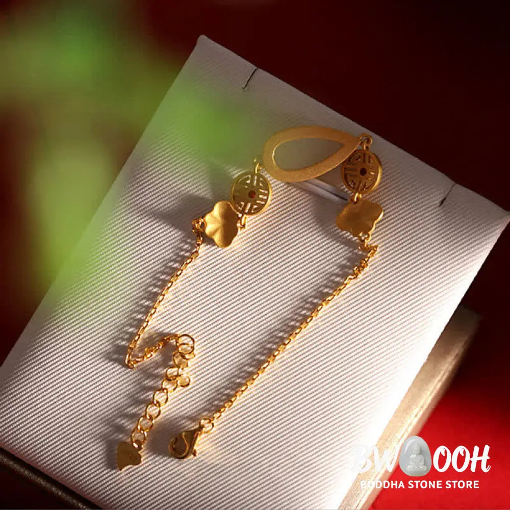 Buddha Stones 925 Sterling Silver Hetian White Jade Water Drop Chain Necklace Pendant Bracelet - BWOOOH - Bracelet