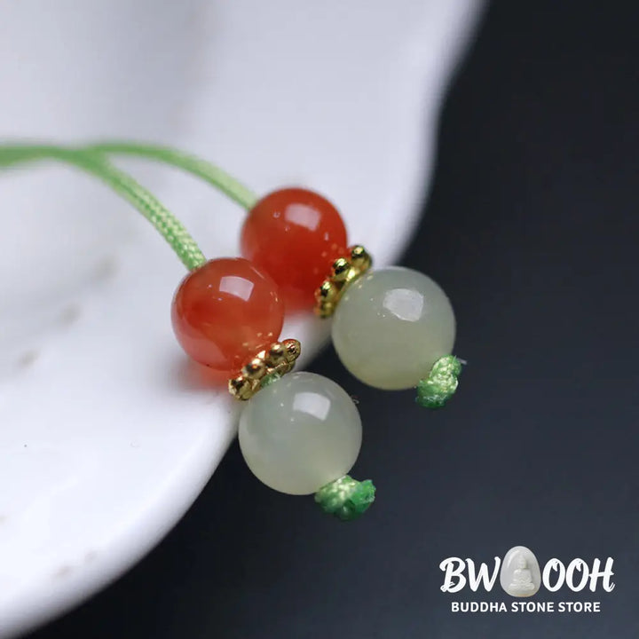 Buddha Stones 925 Sterling Silver Jade Luck Flower Butterfly Bracelet - BWOOOH - Jade (Prosperity ♥ Abundance)
