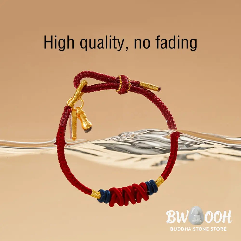 Buddha Stones 925 Sterling Silver Koi Fish Charm Wealth Success Braided Bracelet - BWOOOH - 14-18cm - Bracelet