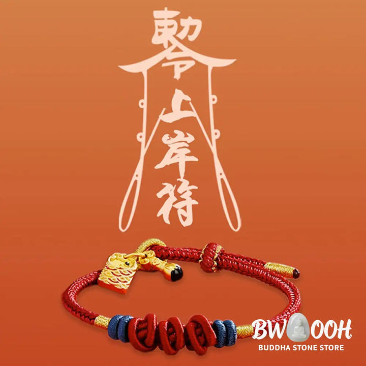 Buddha Stones 925 Sterling Silver Koi Fish Charm Wealth Success Braided Bracelet - BWOOOH - 14-18cm - Bracelet