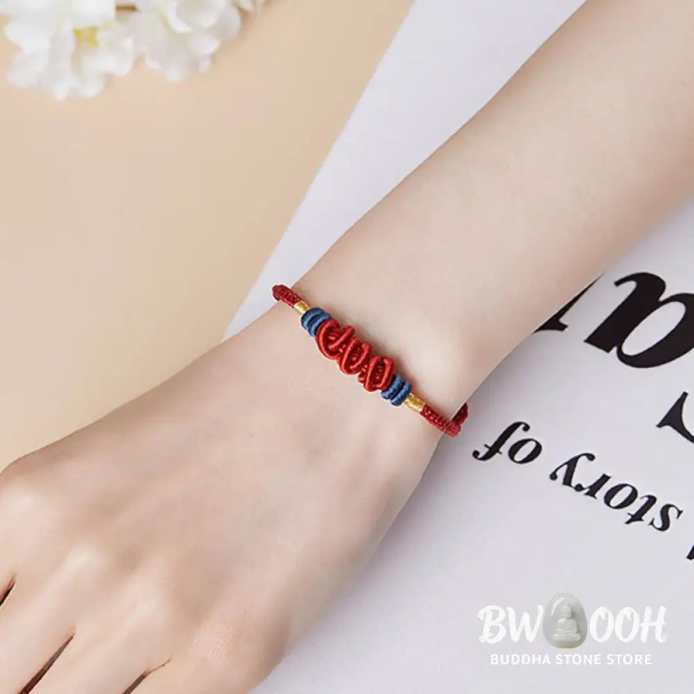 Buddha Stones 925 Sterling Silver Koi Fish Charm Wealth Success Braided Bracelet - BWOOOH - 14-18cm - Bracelet