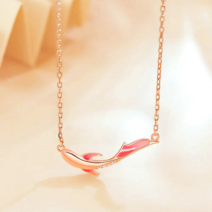 BWOOOH 925 Sterling Silver Koi Fish Luck Zircon Prosperity Necklace Pendant spiritual jewelry