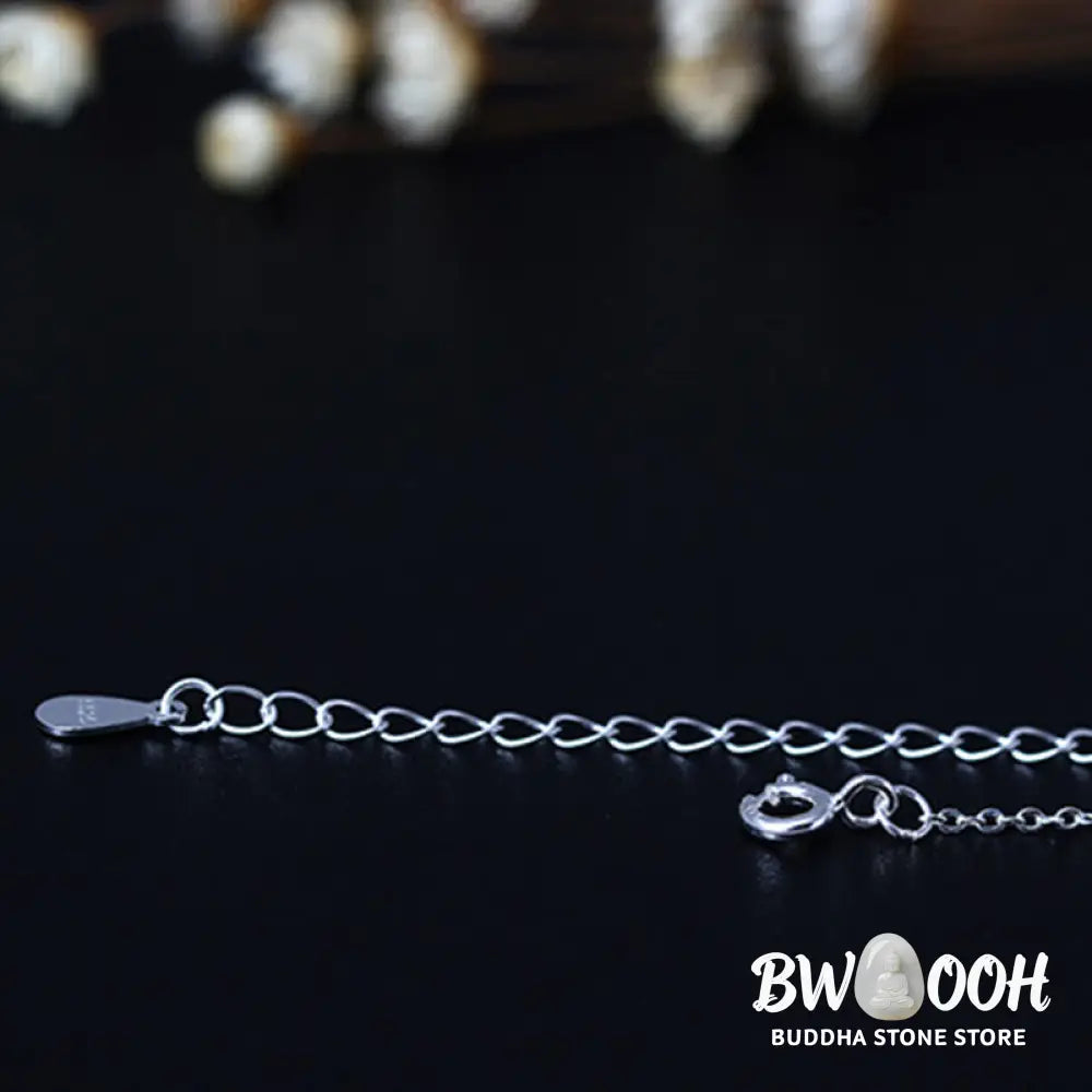 Buddha Stones 925 Sterling Silver Lazurite Lotus Flower Self Care Necklace Pendant - BWOOOH - 925 Sterling