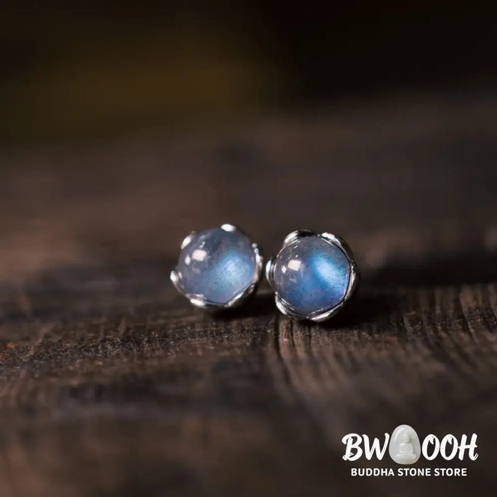 Buddha Stones 925 Sterling Silver Moonstone Positive Earrings - Moonstone(Healing ♥ Positive) - Earrings