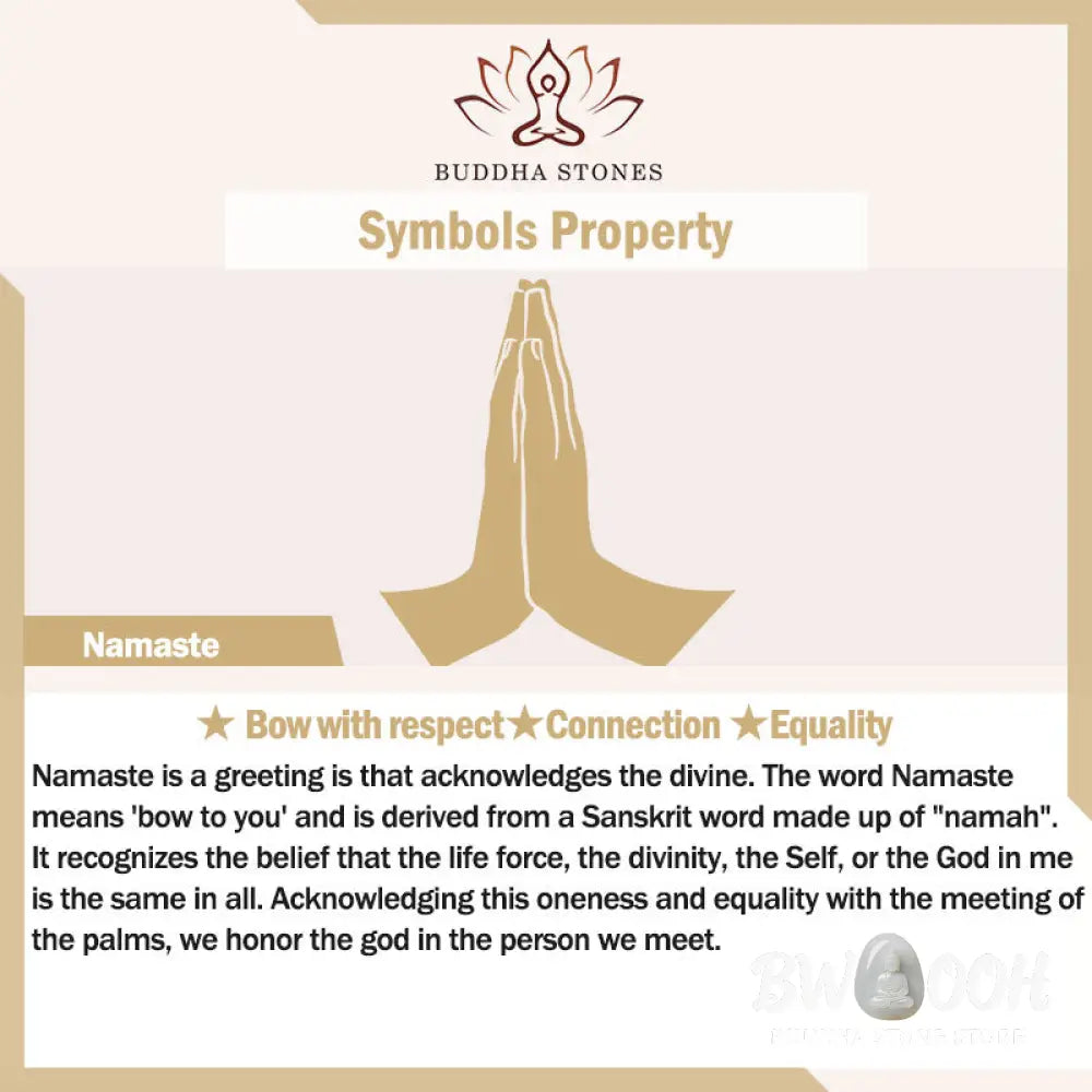 Buddha Stones 925 Sterling Silver Namaste Equality Stud Earrings - Namaste(Bow with respect&amp;Connection) - Earrings