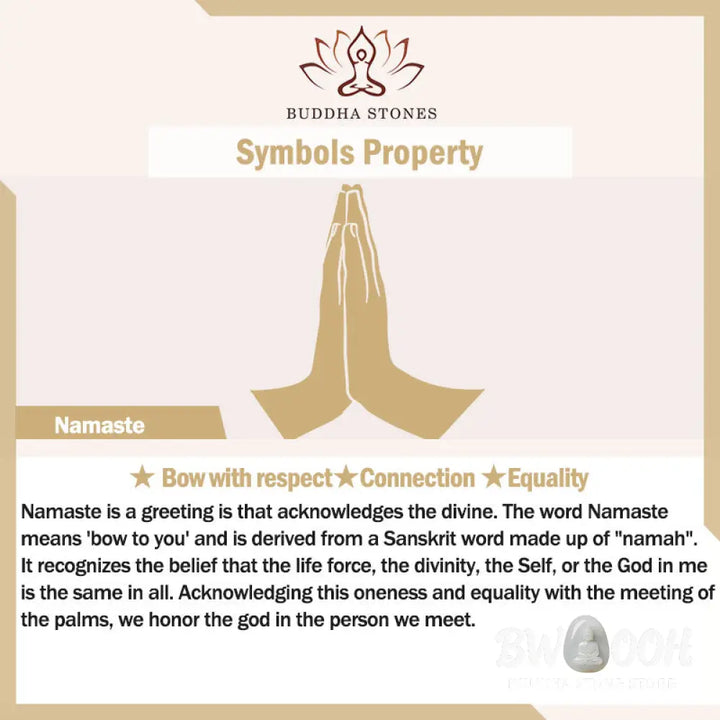 Buddha Stones 925 Sterling Silver Namaste Equality Stud Earrings - Namaste(Bow with respect&amp;Connection) - Earrings