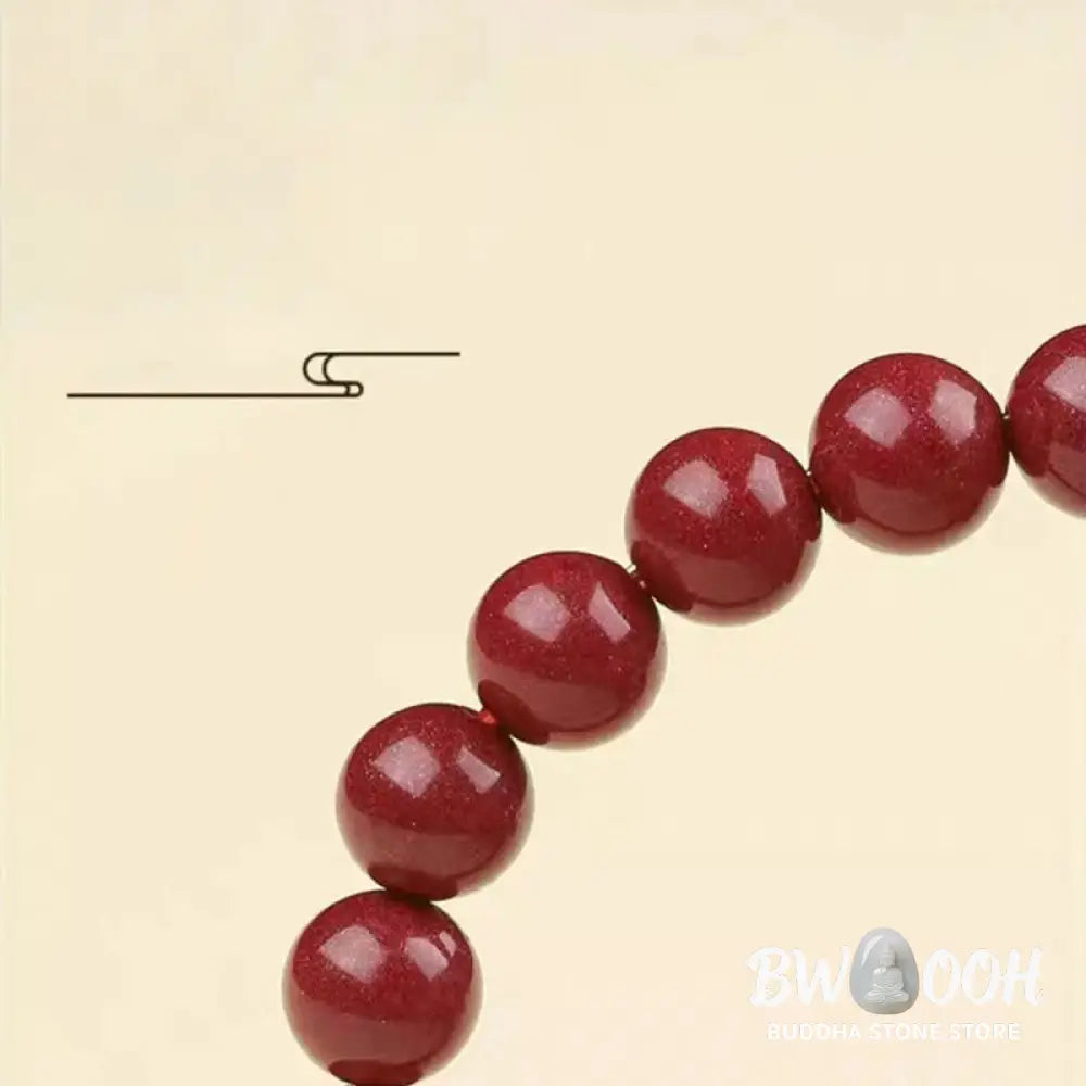 Buddha Stones 925 Sterling Silver Natural Cinnabar Four Beasts Blessing Bracelet - BWOOOH - Bracelet