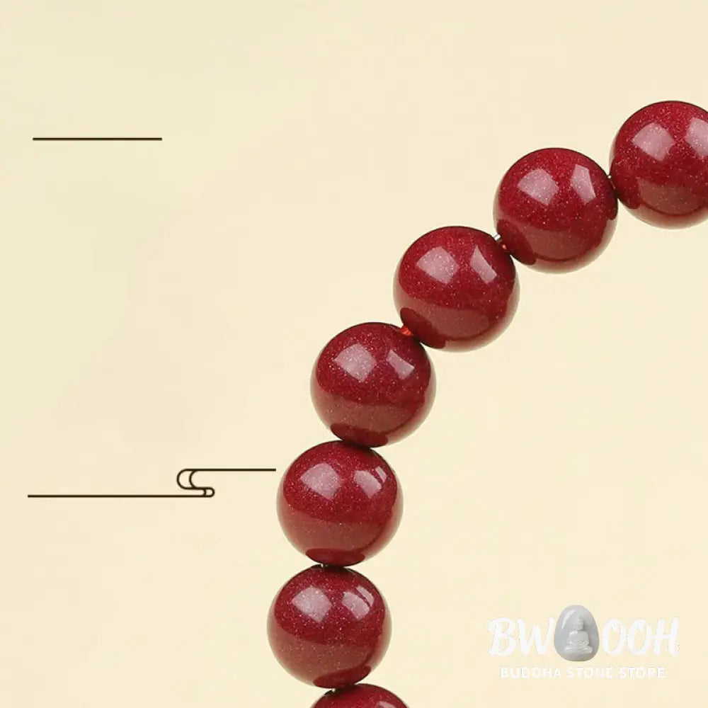 Buddha Stones 925 Sterling Silver Natural Cinnabar Four Beasts Blessing Bracelet - BWOOOH - Bracelet