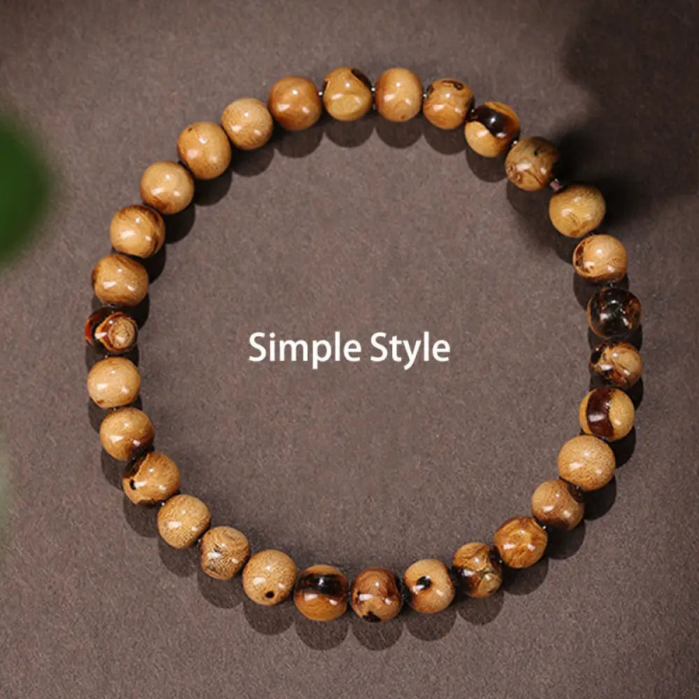 Buddha Stones 925 Sterling Silver Natural Golden Sea Willow Zakiram Goddess of Wealth Lucky fortune Fu Character