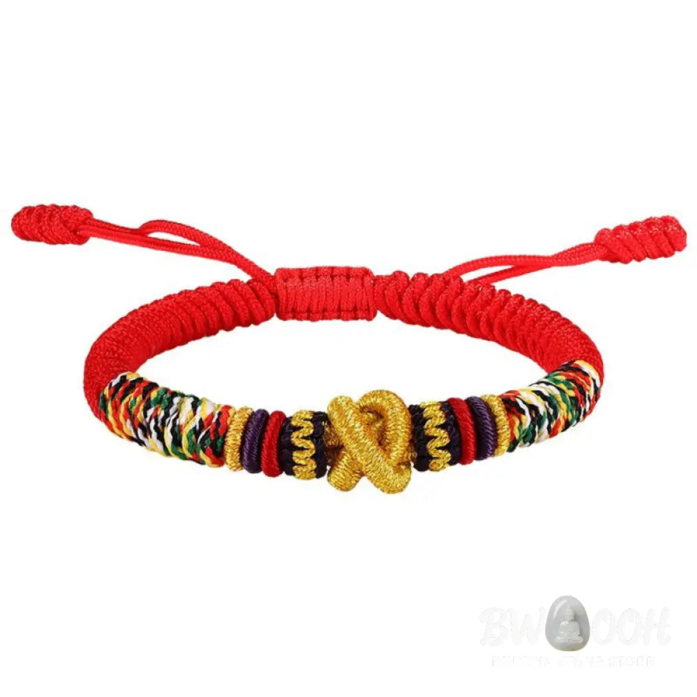 Buddha Stones 925 Sterling Silver Om Mani Padme Hum King Kong Knot Faith Bracelet - BWOOOH - Bracelet
