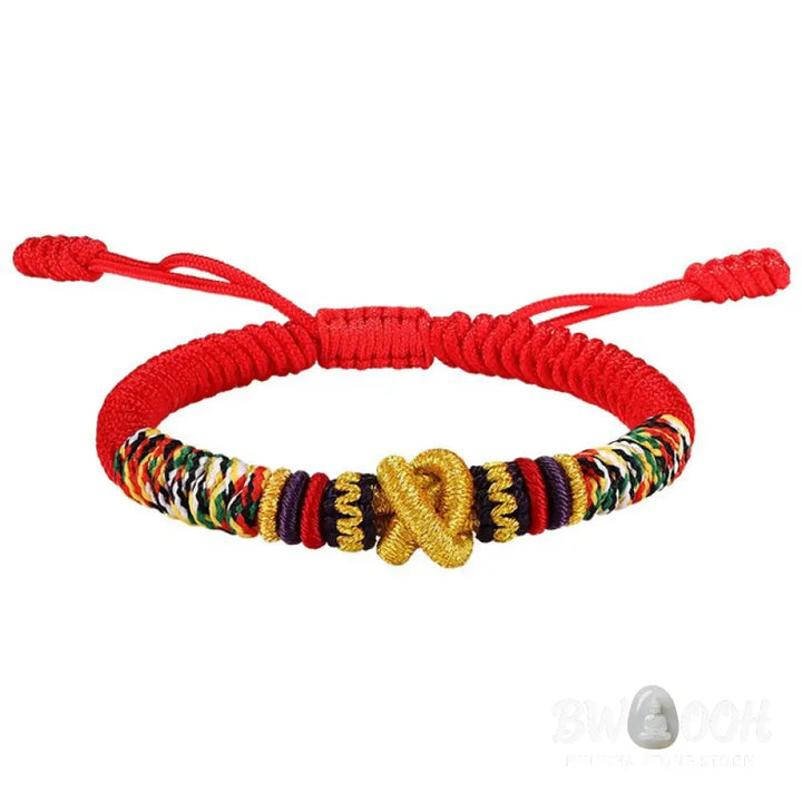 Buddha Stones 925 Sterling Silver Om Mani Padme Hum King Kong Knot Faith Bracelet - BWOOOH - Bracelet