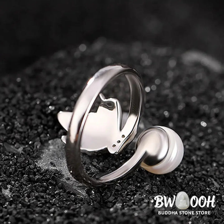 Buddha Stones 925 Sterling Silver Pearl Butterfly Healing Necklace Pendant Earrings Ring - BWOOOH - Bracelet Necklaces