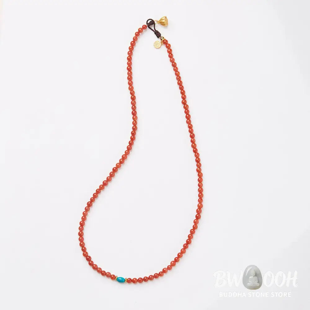Buddha Stones 925 Sterling Silver Plated Gold Natural Red Agate Turquoise Confidence Bracelet Necklace Pendant Ring Set