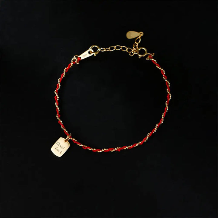 BWOOOH 925 Sterling Silver Red String Good Luck Bracelet
