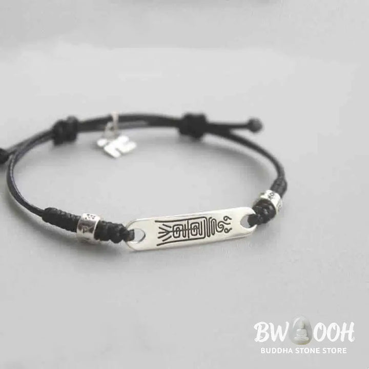 Buddha Stones 925 Sterling Silver Red String Luck Strength Braid Bracelet - BWOOOH - Bracelet