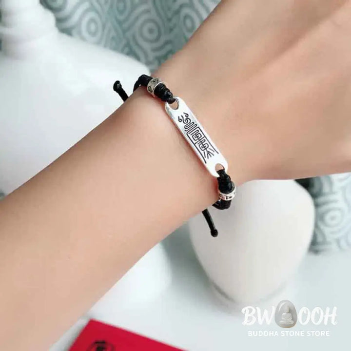Buddha Stones 925 Sterling Silver Red String Luck Strength Braid Bracelet - BWOOOH - Bracelet