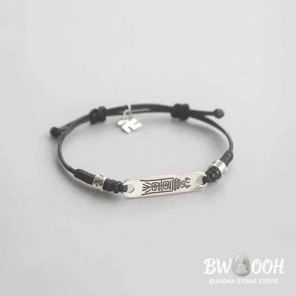 Buddha Stones 925 Sterling Silver Red String Luck Strength Braid Bracelet - BWOOOH - Bracelet