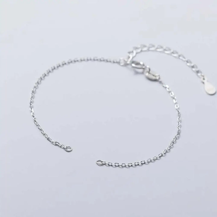 BWOOOH 925 Sterling Silver Semi-finished Chain Blessing Bracelet - BWOOOH - Bracelet