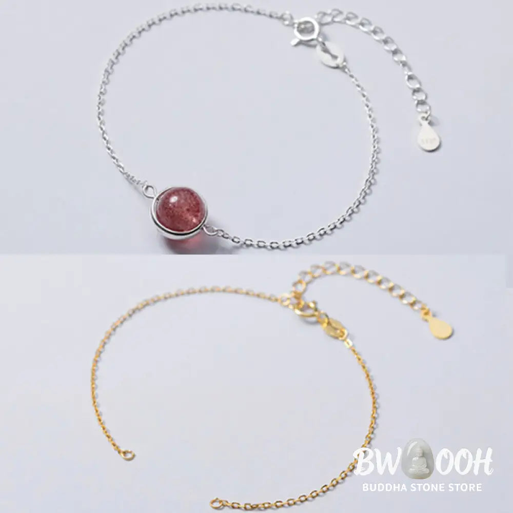 Buddha Stones 925 Sterling Silver Semi-finished Chain Blessing Bracelet - BWOOOH - Bracelet