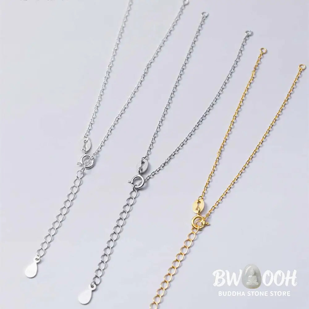 Buddha Stones 925 Sterling Silver Semi-finished Chain Blessing Bracelet - BWOOOH - Bracelet