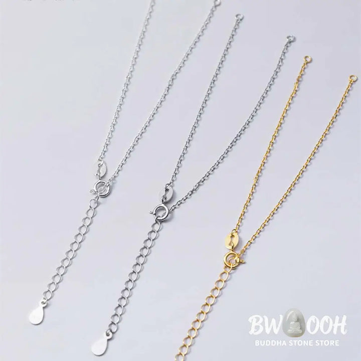 Buddha Stones 925 Sterling Silver Semi-finished Chain Blessing Bracelet - BWOOOH - Bracelet