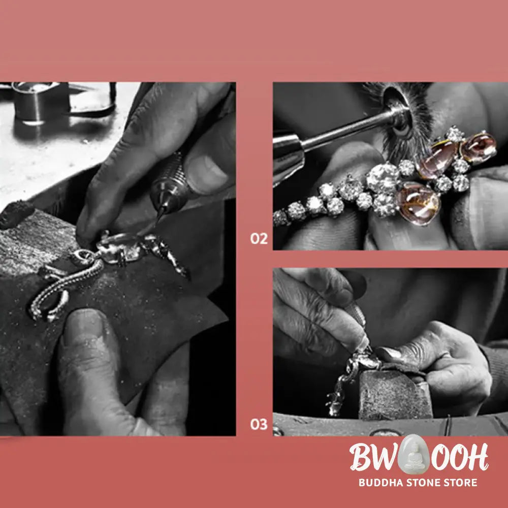 Buddha Stones 925 Sterling Silver Year Of The Dragon Auspicious Golden Dragon Luck Red Rope Chain Bracelet - BWOOOH