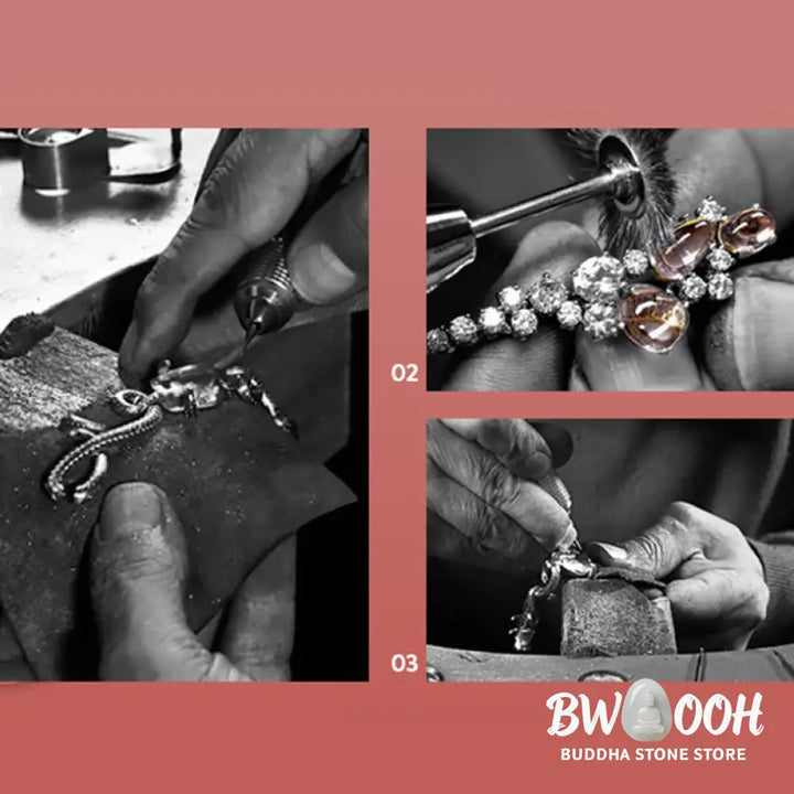 Buddha Stones 925 Sterling Silver Year Of The Dragon Auspicious Golden Dragon Luck Red Rope Chain Bracelet - BWOOOH