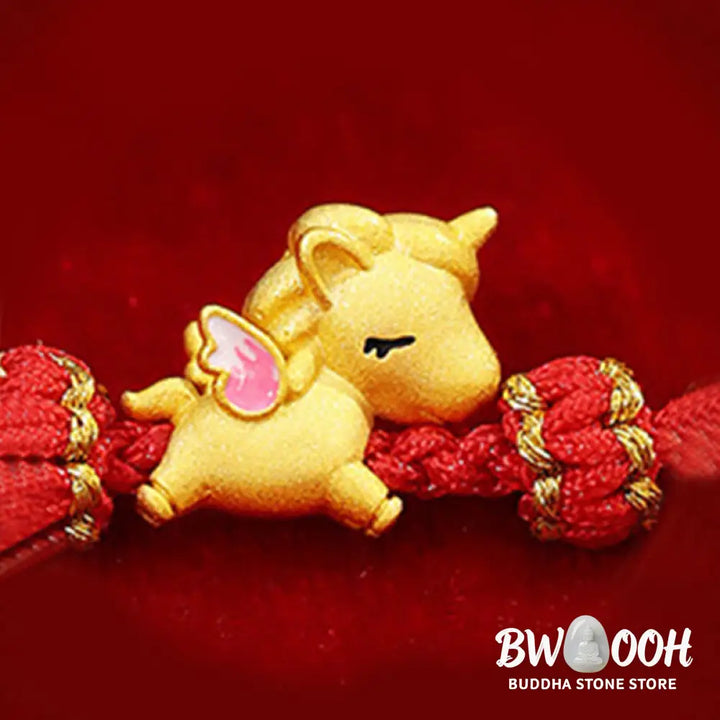Buddha Stones 925 Sterling Silver Year Of The Horse Lucky Fortune Red String Strength Bracelet - Bracelet