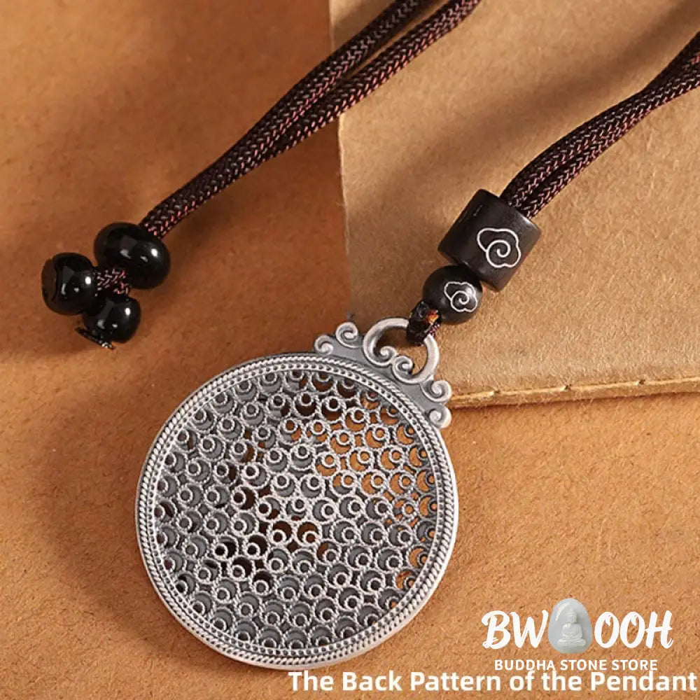 Buddha Stones 990 Sterling Silver Phoenix Luck Protection Necklace Pendant - BWOOOH - Phoenix(Luck♥Strength)