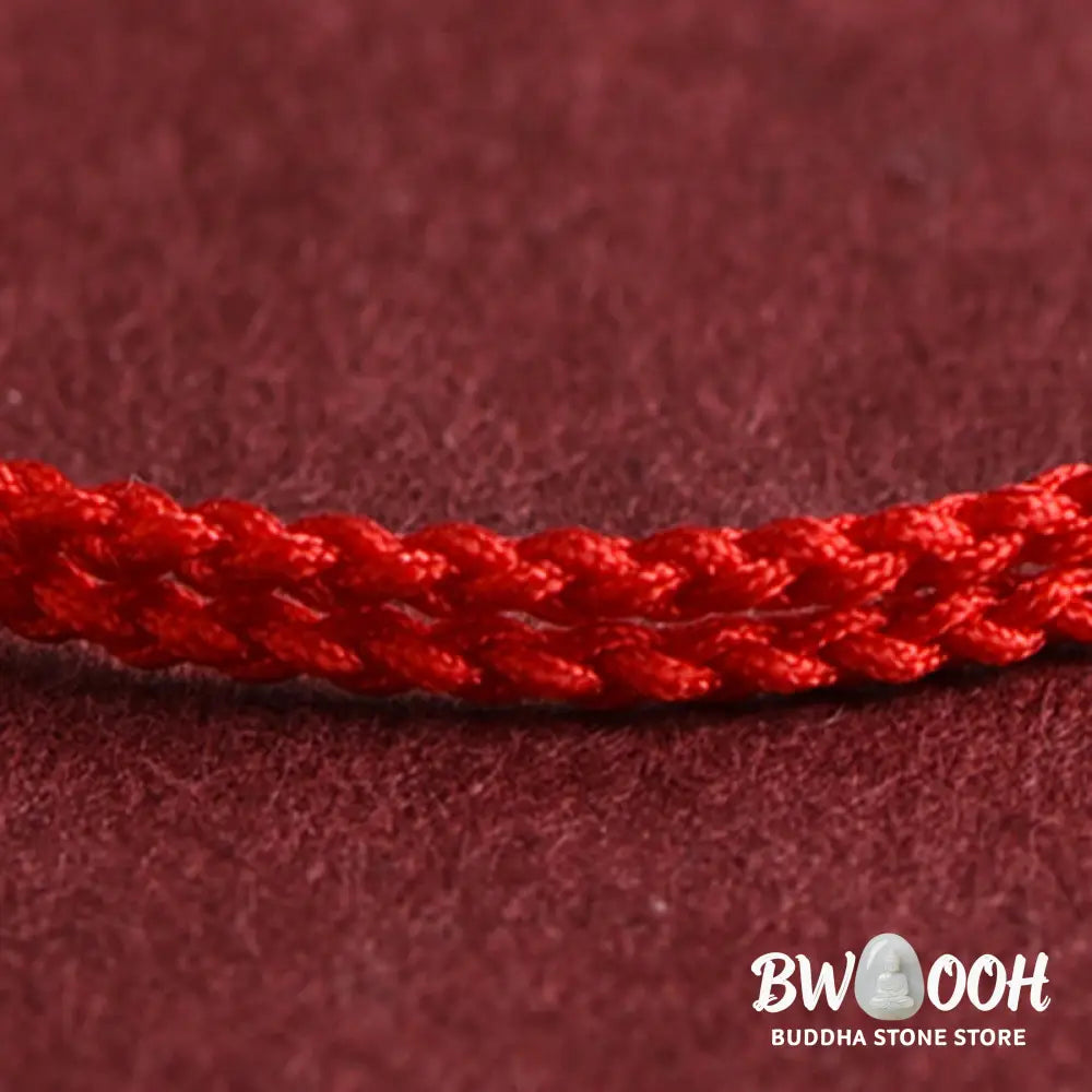 Buddha Stones 999 Gold Mini Three Beads Design Handmade Luck Rope Bracelet Anklet - BWOOOH - Bracelet