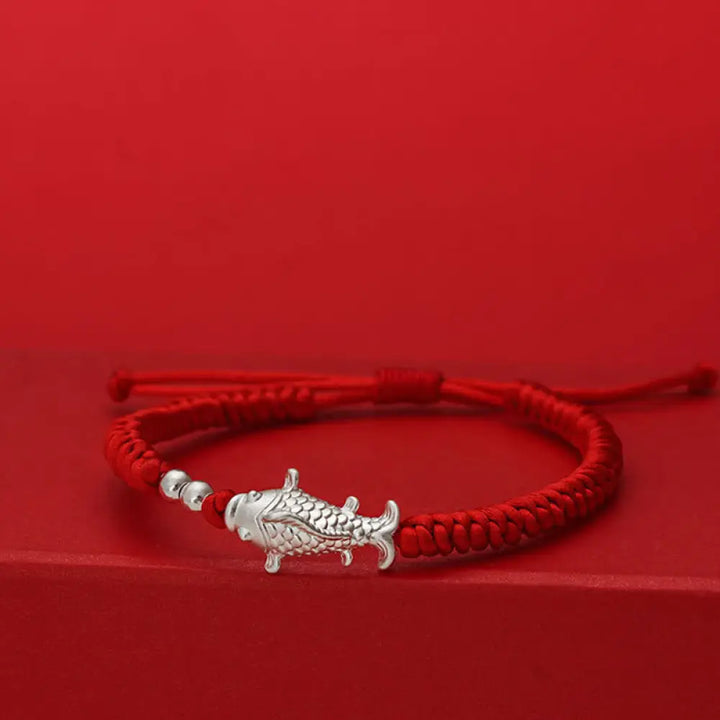 BWOOOH 999 Sterling Silver Koi Fish Design 990 Sterling S
