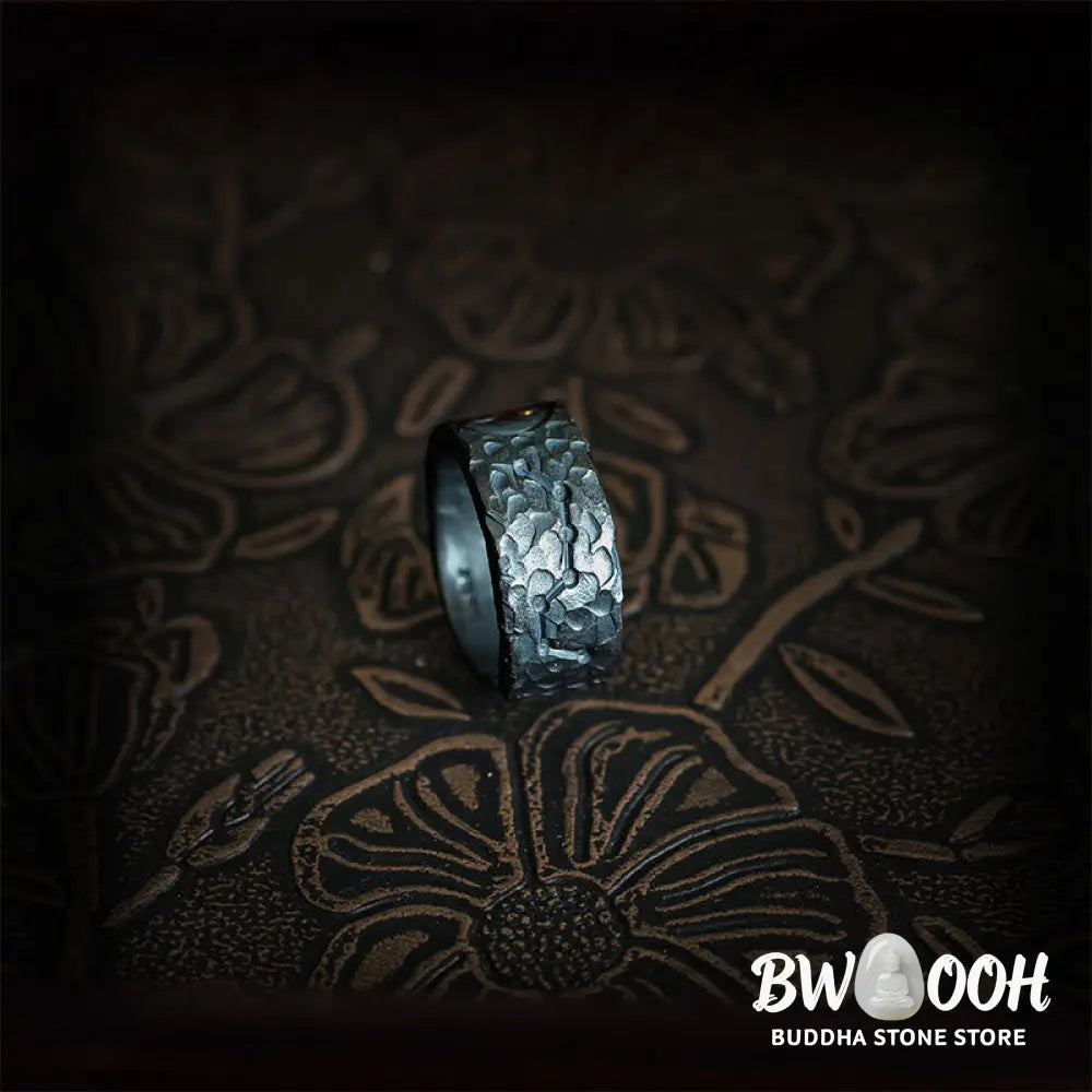 Buddha Stones 999 Sterling Silver Yin Yang Balance Ring - Ring