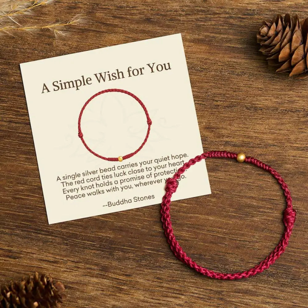 BWOOOH "A Simple Wish for You" 925 Sterling Silver Plated