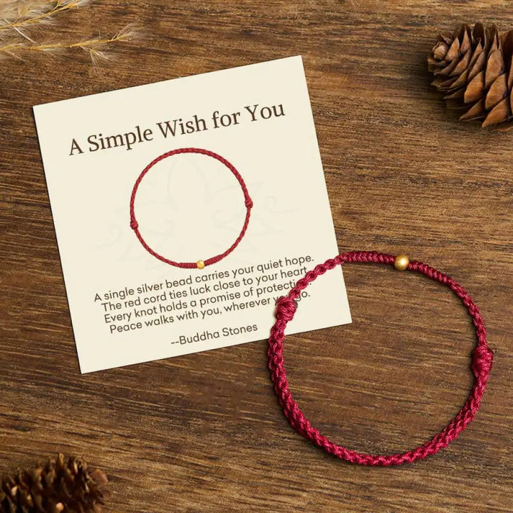 BWOOOH "A Simple Wish for You" 925 Sterling Silver Plated