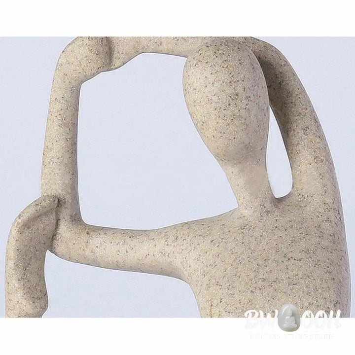 BWOOOH resin Buddha statue - Abstract Yoga Meditating Exercise R