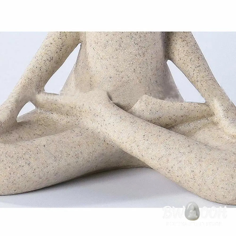 BWOOOH resin Buddha statue - Abstract Yoga Meditating Exercise R