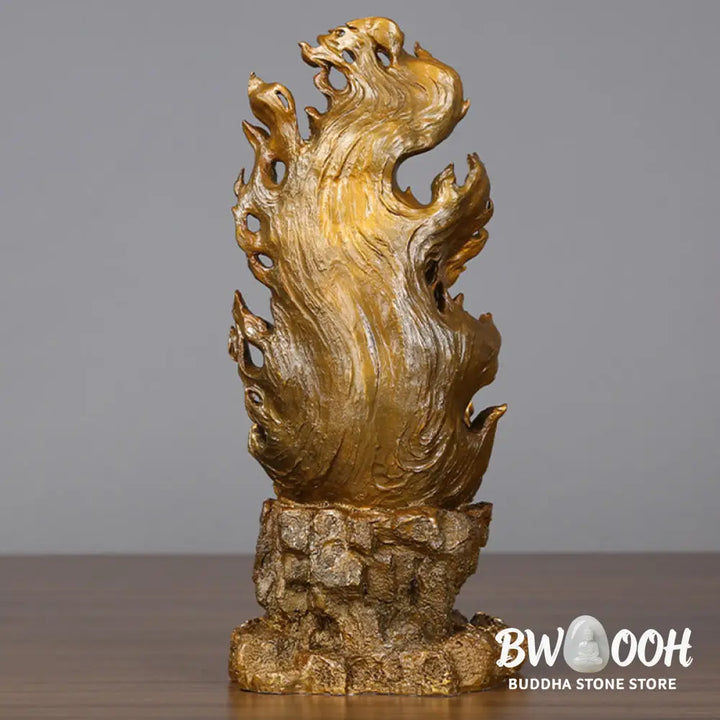 BWOOOH copper Buddha statue - Acalanatha Buddha Figurine Serenity