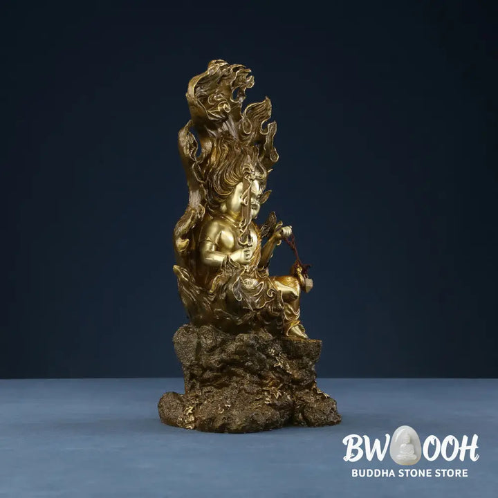 BWOOOH copper Buddha statue - Acalanatha Buddha Figurine Serenity
