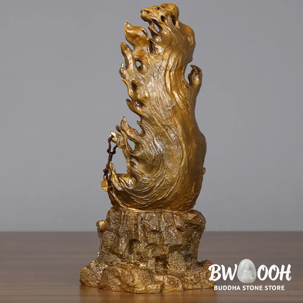 BWOOOH copper Buddha statue - Acalanatha Buddha Figurine Serenity