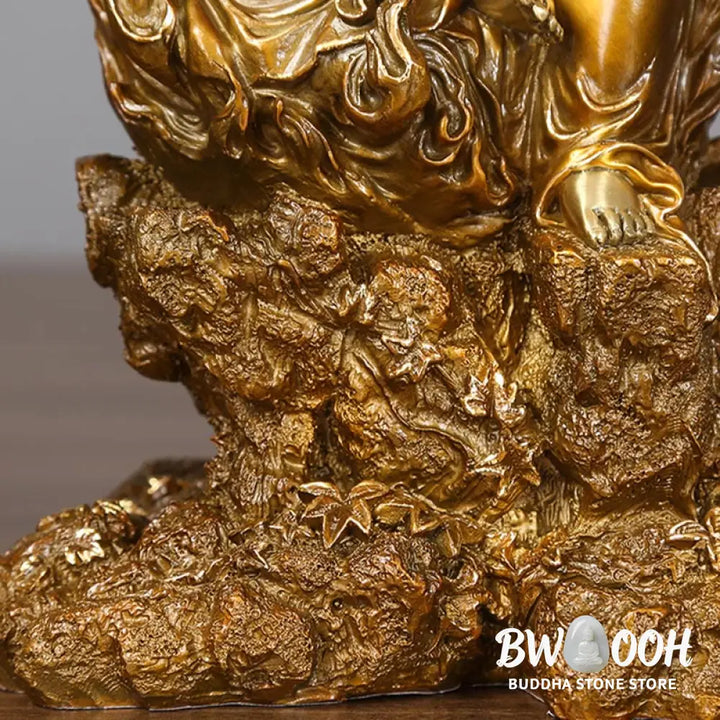 BWOOOH copper Buddha statue - Acalanatha Buddha Figurine Serenity