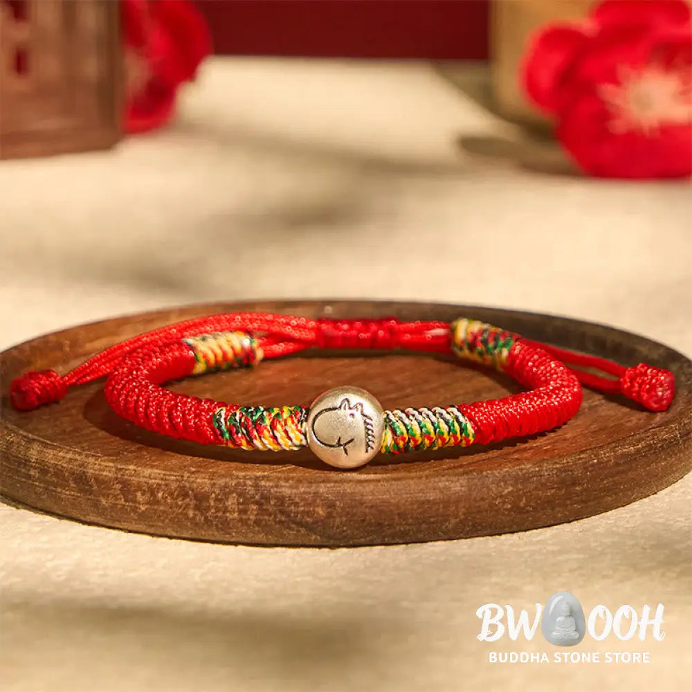 Buddha Stones 'All the Best for Fortune and Protection' Year of the Horse Includes Gift Message Card - Bracelet