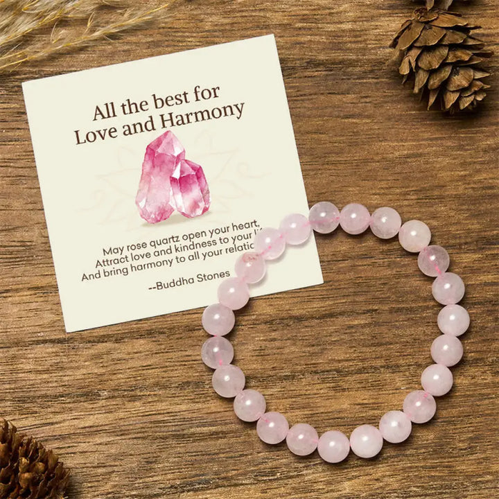 BWOOOH "All the Best for Love and Harmony" Stone Quartz B