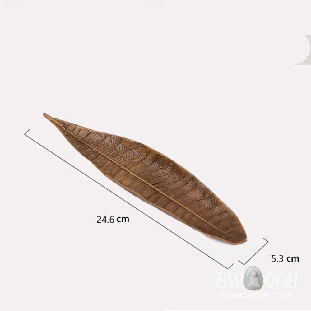 BWOOOH handcrafted incense burner - Alloy Oriental Leaf Healing Incense