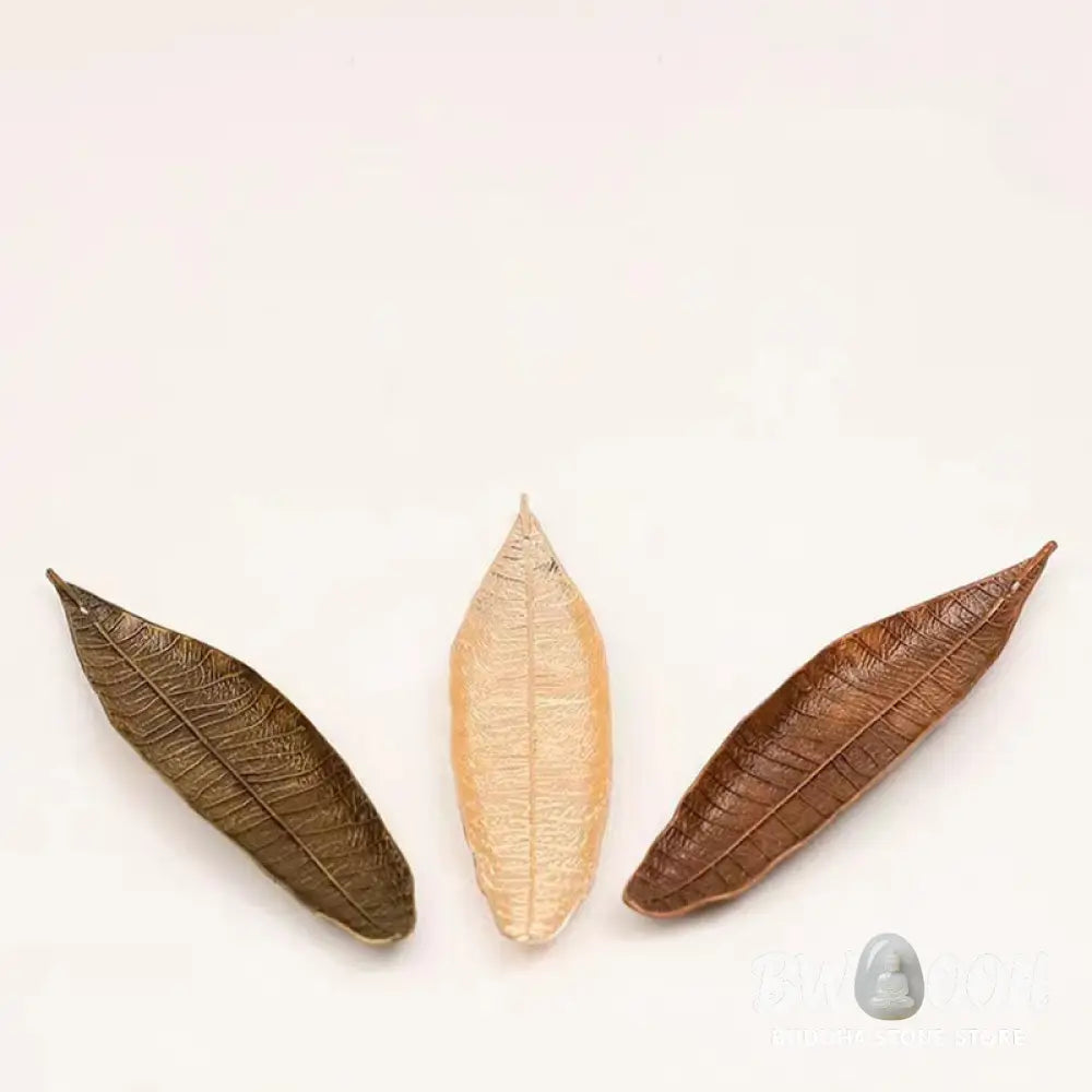 BWOOOH handcrafted incense burner - Alloy Oriental Leaf Healing Incense